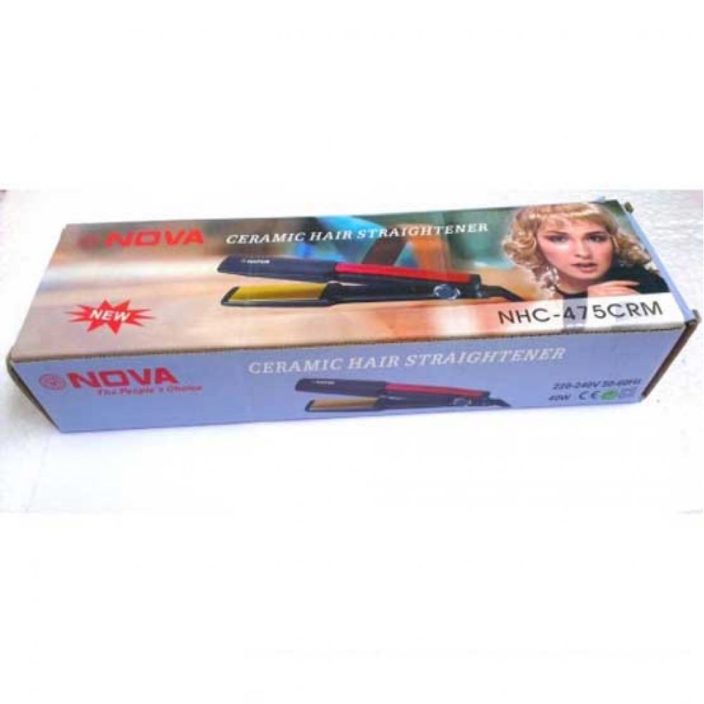 Nova Professional Ceramic Hair Straightener NHC-835CRM